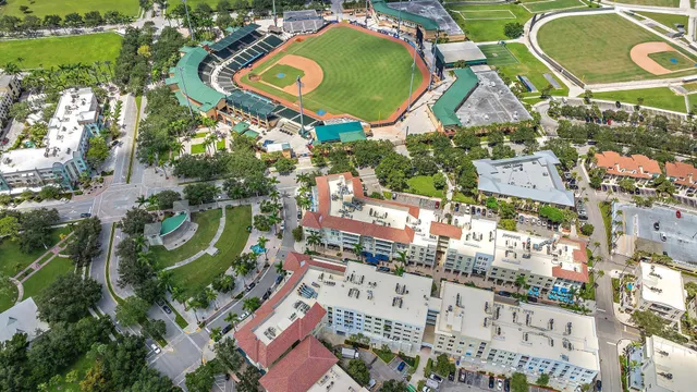 a view of city with ocean