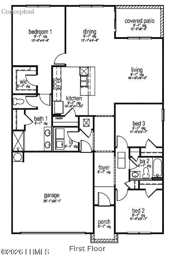 1059 Sanctuary Drive Ridgeland, SC 29936 - Photo 2 of 32 Aria Plan Image