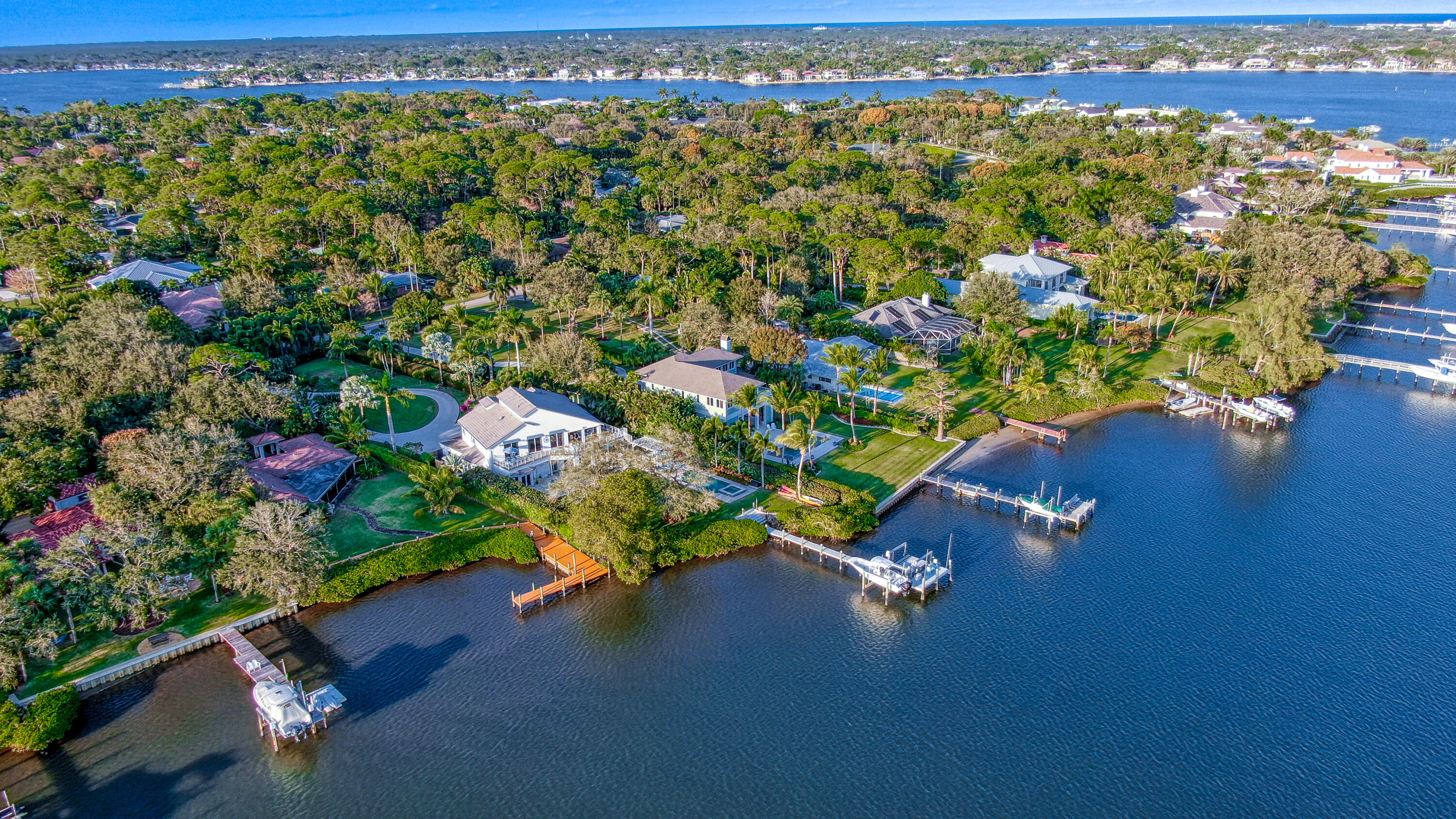 5438 Pennock Point Road Jupiter, FL 33458 - Photo 69 of 70 Aerial - Northeast Exposure - View 1