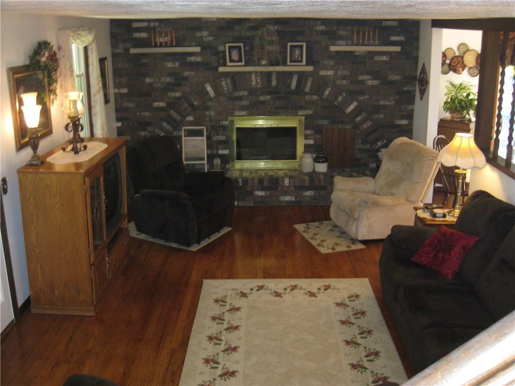 1475 Plain Grove Road Volant, PA 16156 - Photo 16 of 25 This view of the living room is from the stairs!
