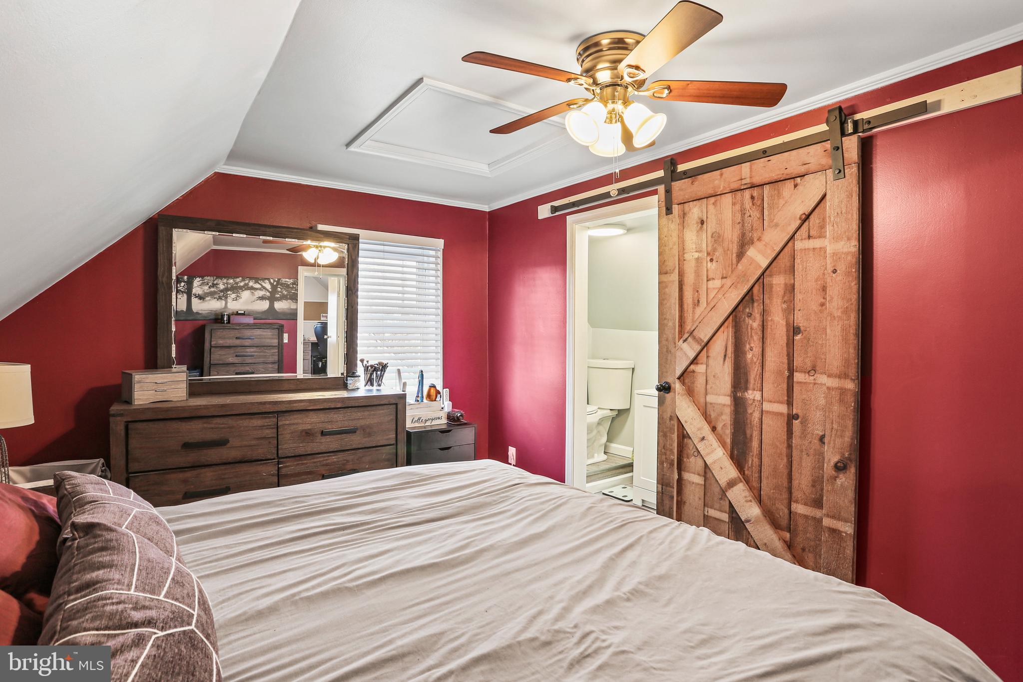 37 Ridgemoor Road Essex, MD 21221 - Photo 22 of 29 Awesome barn like door to 1/2 bath