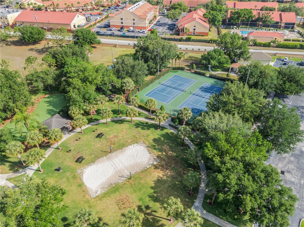 2817 Almaton Loop, Unit 301 Kissimmee, FL 34747 - Photo 48 of 51 an aerial view of residential houses with outdoor space and street view