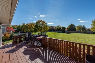 724 Roberts Road Winthrop Harbor, IL 60096 - Photo 30 of 31 a view of a deck with wooden floor and outdoor seating