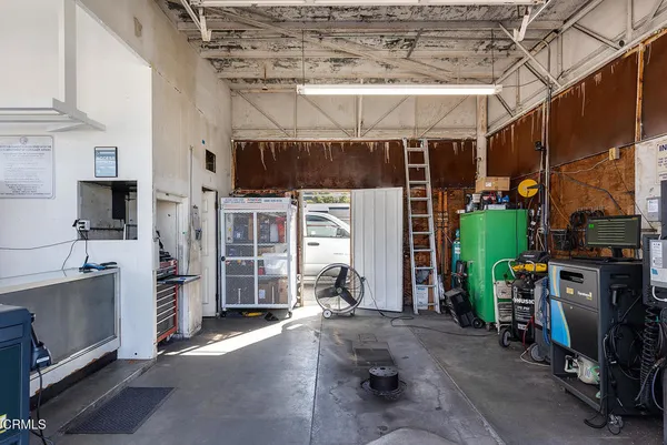 a front view of a building with street view