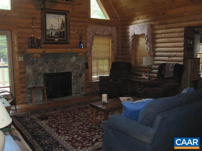 991 Sulphur Spring Road Prospect, VA 23960 - Photo 9 of 45 a living room with furniture and a fireplace