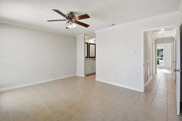 a bathroom with 2 sink and a mirror