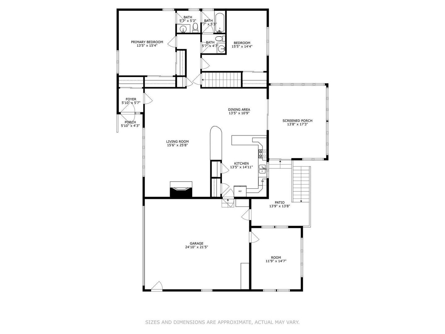 1825 5th Avenue South Clinton, IA 52732 - Photo 33 of 34 a picture of a floor plan