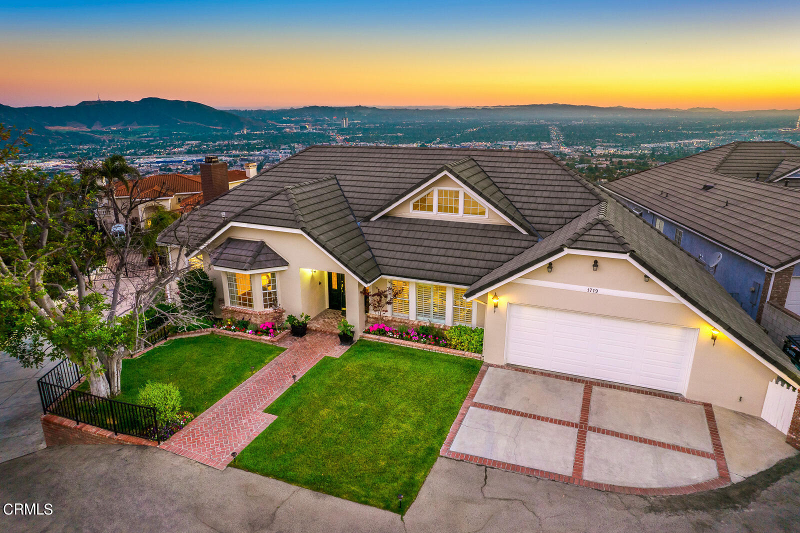Undisclosed Address Burbank, CA 91501 - Photo 2 of 70 an aerial view of residential houses with outdoor space and trees