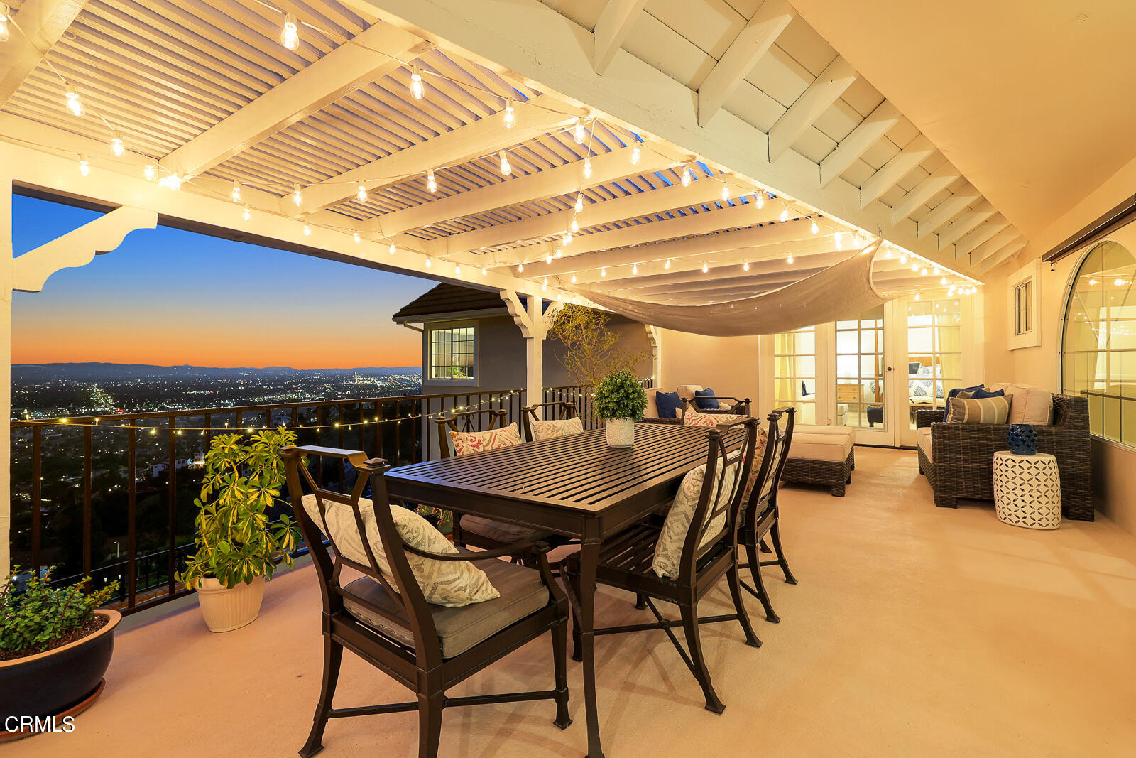 Undisclosed Address Burbank, CA 91501 - Photo 22 of 70 a view of a patio with a table and chairs