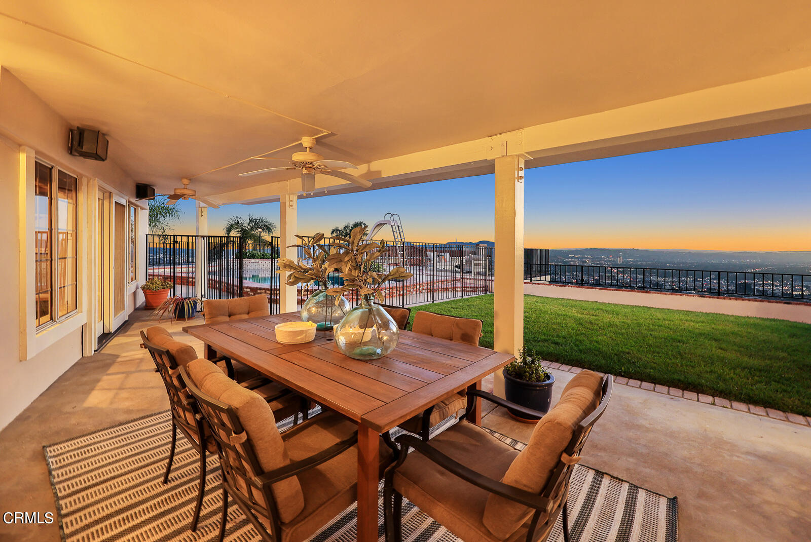 Undisclosed Address Burbank, CA 91501 - Photo 49 of 70 a view of a patio with a table and chairs