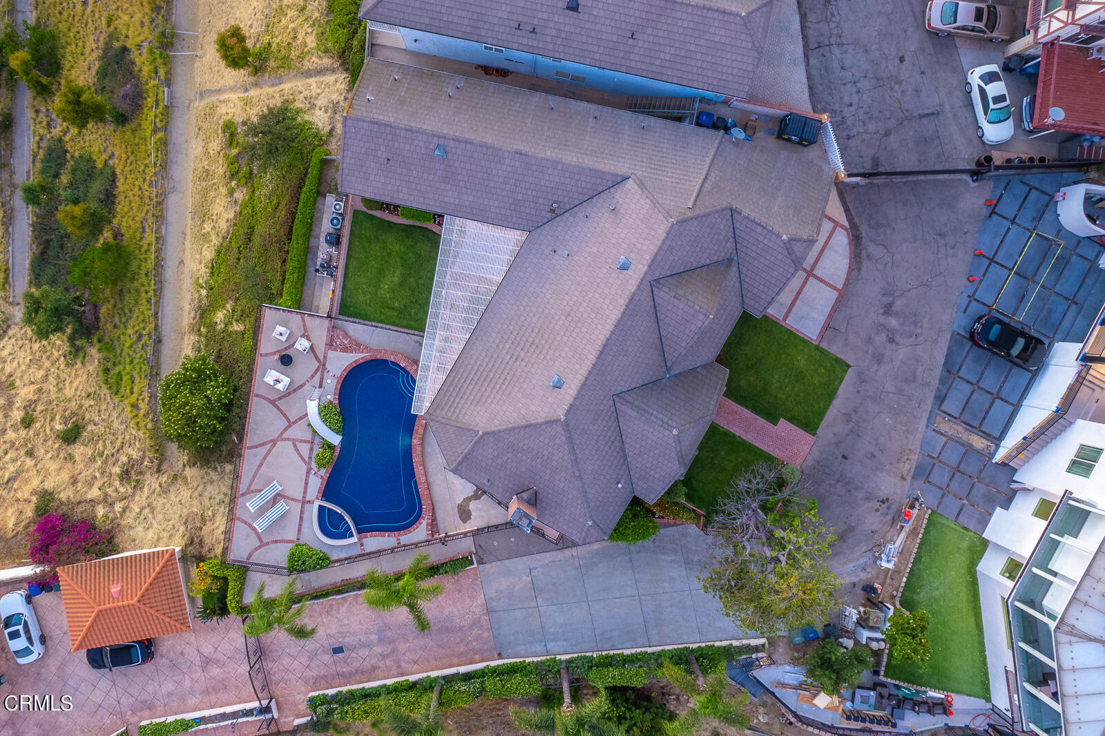 Undisclosed Address Burbank, CA 91501 - Photo 64 of 70 an aerial view of house with yard