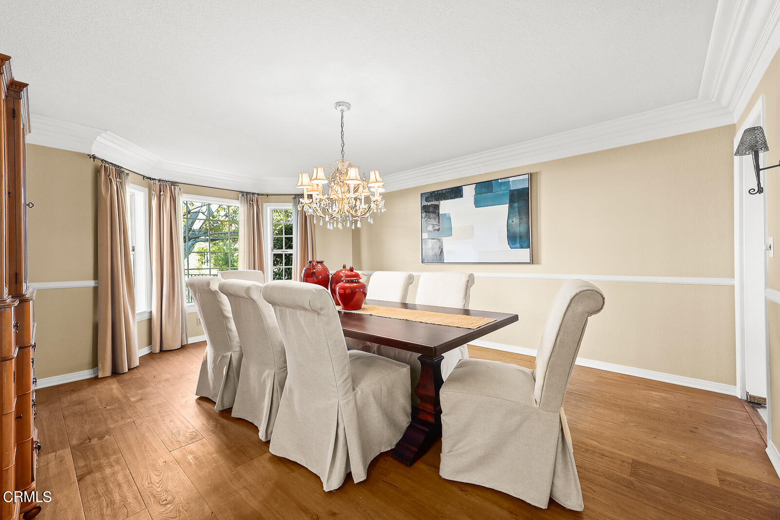 Undisclosed Address Burbank, CA 91501 - Photo 8 of 70 a view of a dining room with furniture window and wooden floor