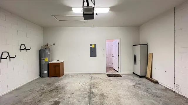 a view of storage and utility room