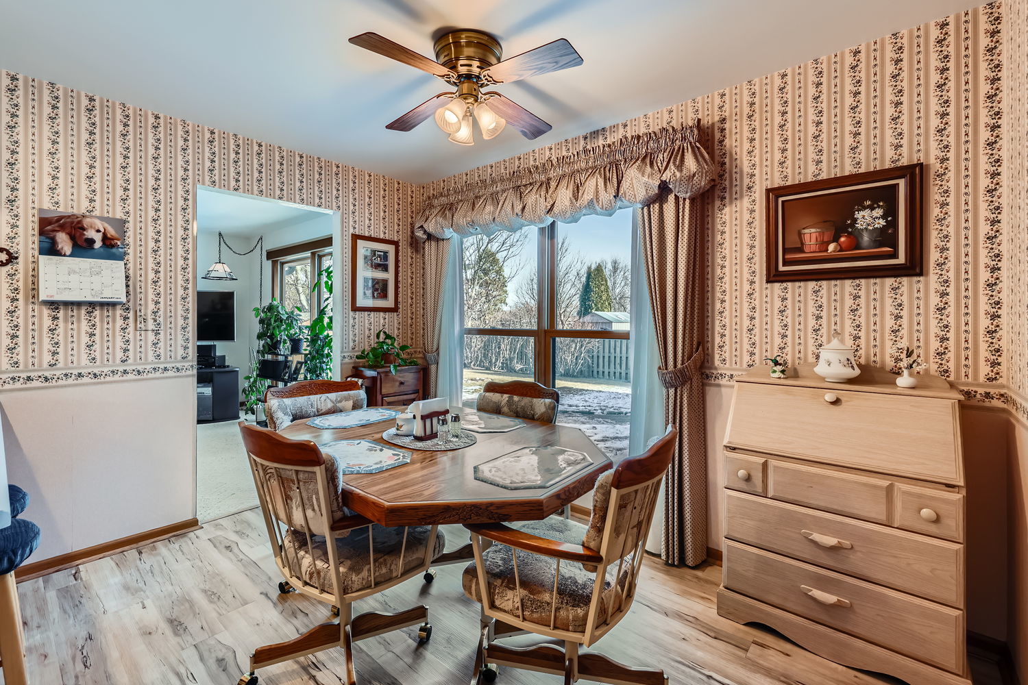 620 Morningside Point Elgin, IL 60123 - Photo 13 of 32 a view of a dining room with furniture window and wooden floor
