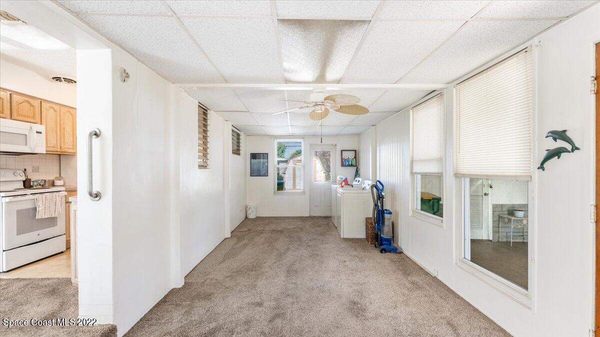 2914 Stetson Street Melbourne, FL 32901 - Photo 5 of 22 a view of a hallway with closet and a window
