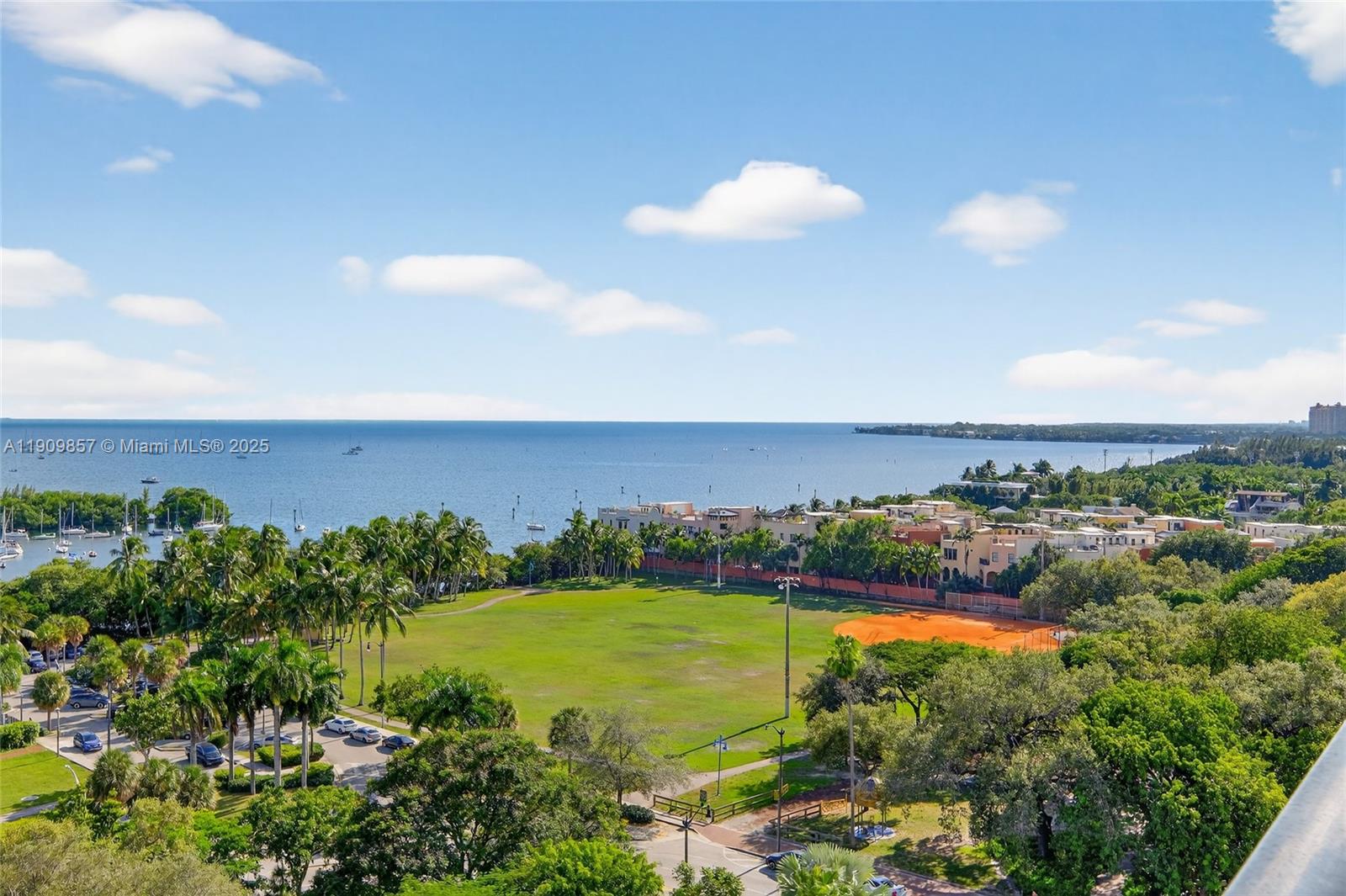 2889 McFarlane Road, Unit 1001 Miami, FL 33133 - Photo 2 of 35 View of Peacock Park and the Bay