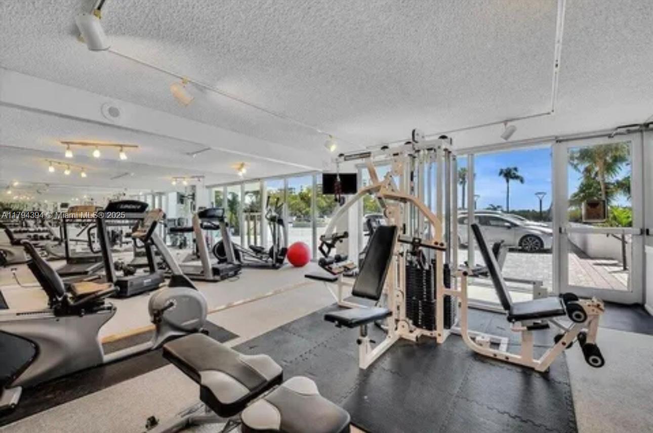 4750 South Ocean Boulevard, Unit 401 Highland Beach, FL 33487 - Photo 34 of 47 a view of a room with gym equipment
