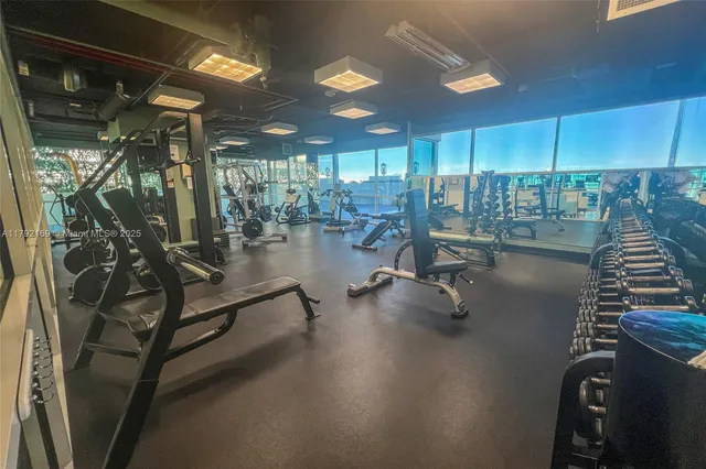 a view of a tennis court