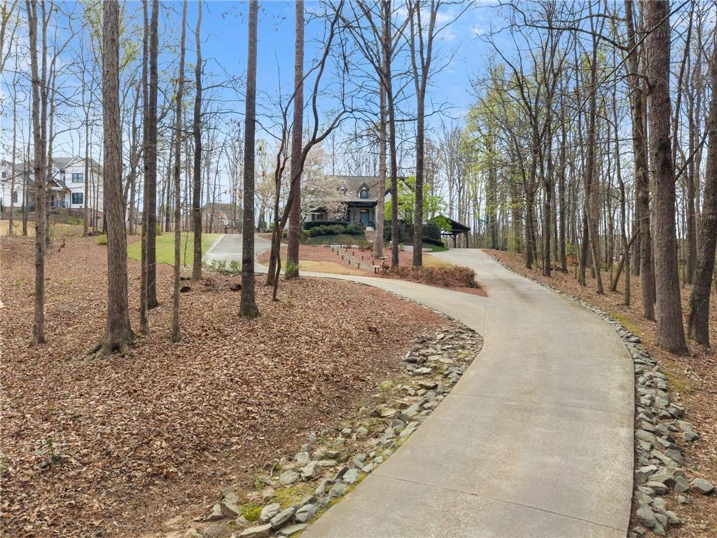 2195 East Maddox Road Buford, GA 30519 - Photo 79 of 100 a view of a backyard with trees