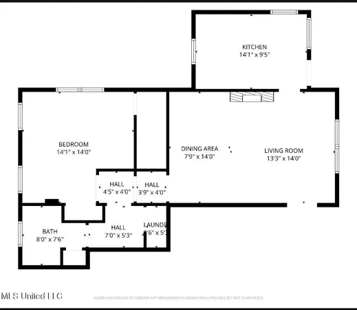 $1,150 | 3310 North State Street, Unit 1, Jackson, MS 39216