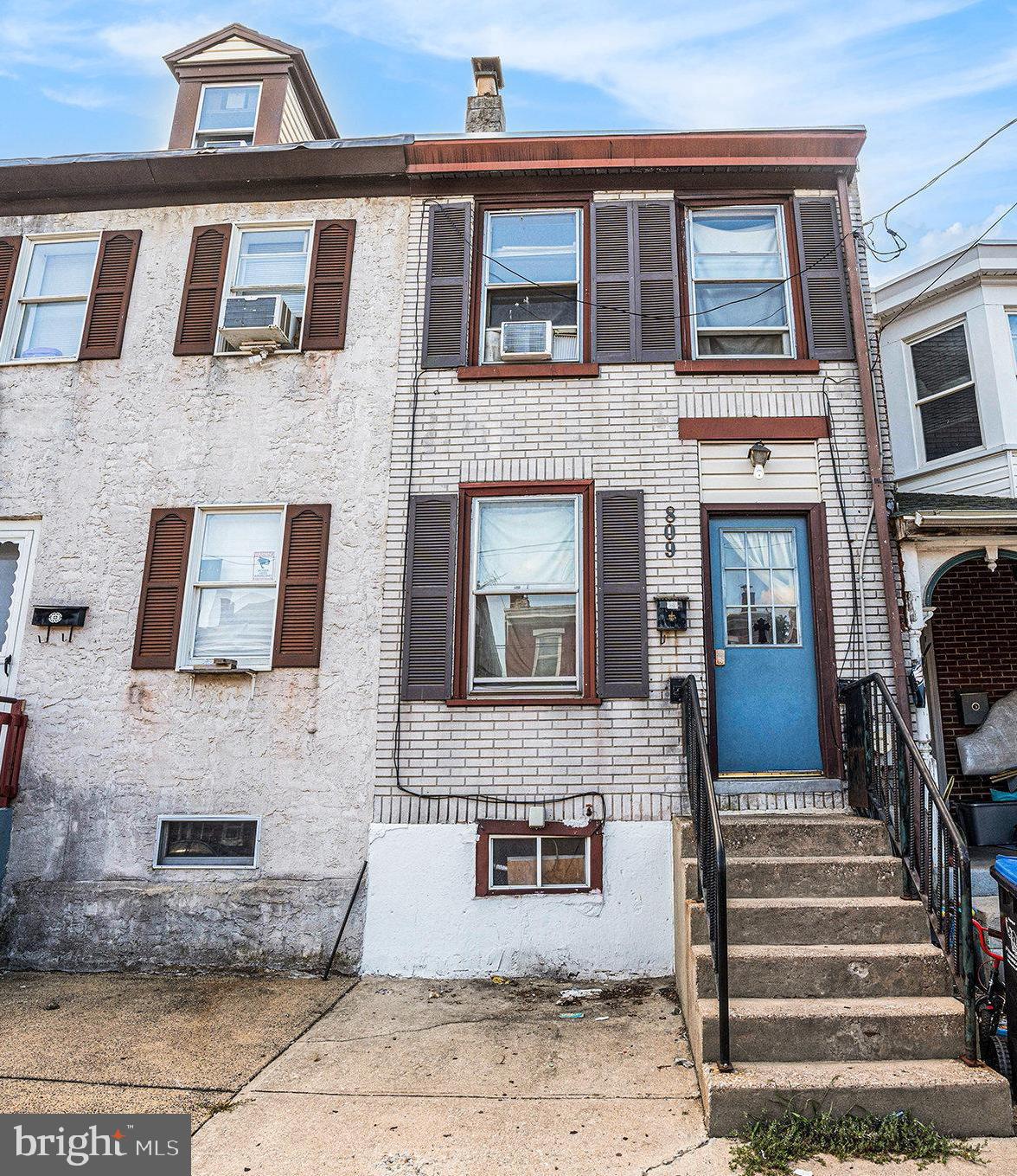 809 George Street Norristown, PA 19401 - Photo 4 of 24 a front view of a house with stairs