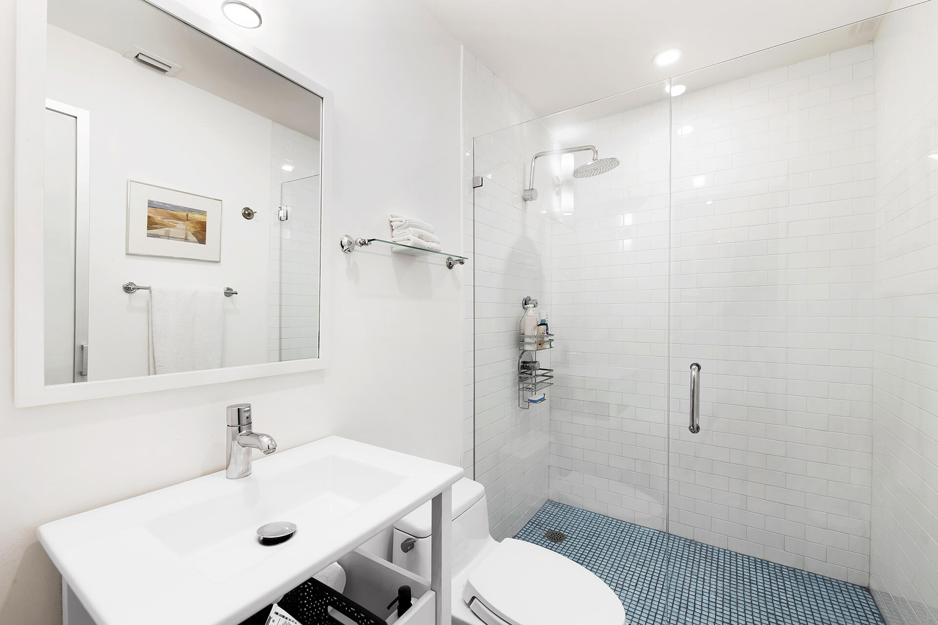 120 North Ocean Boulevard, Unit 202 Delray Beach, FL 33483 - Photo 12 of 32 a bathroom with a sink toilet and shower