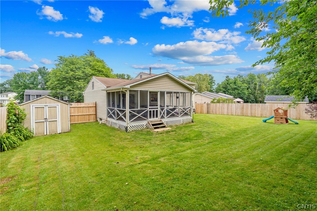 4346 Old Meadow Road Clay, NY 13041 - Photo 28 of 33 The yard is fully fenced with the new fence instal