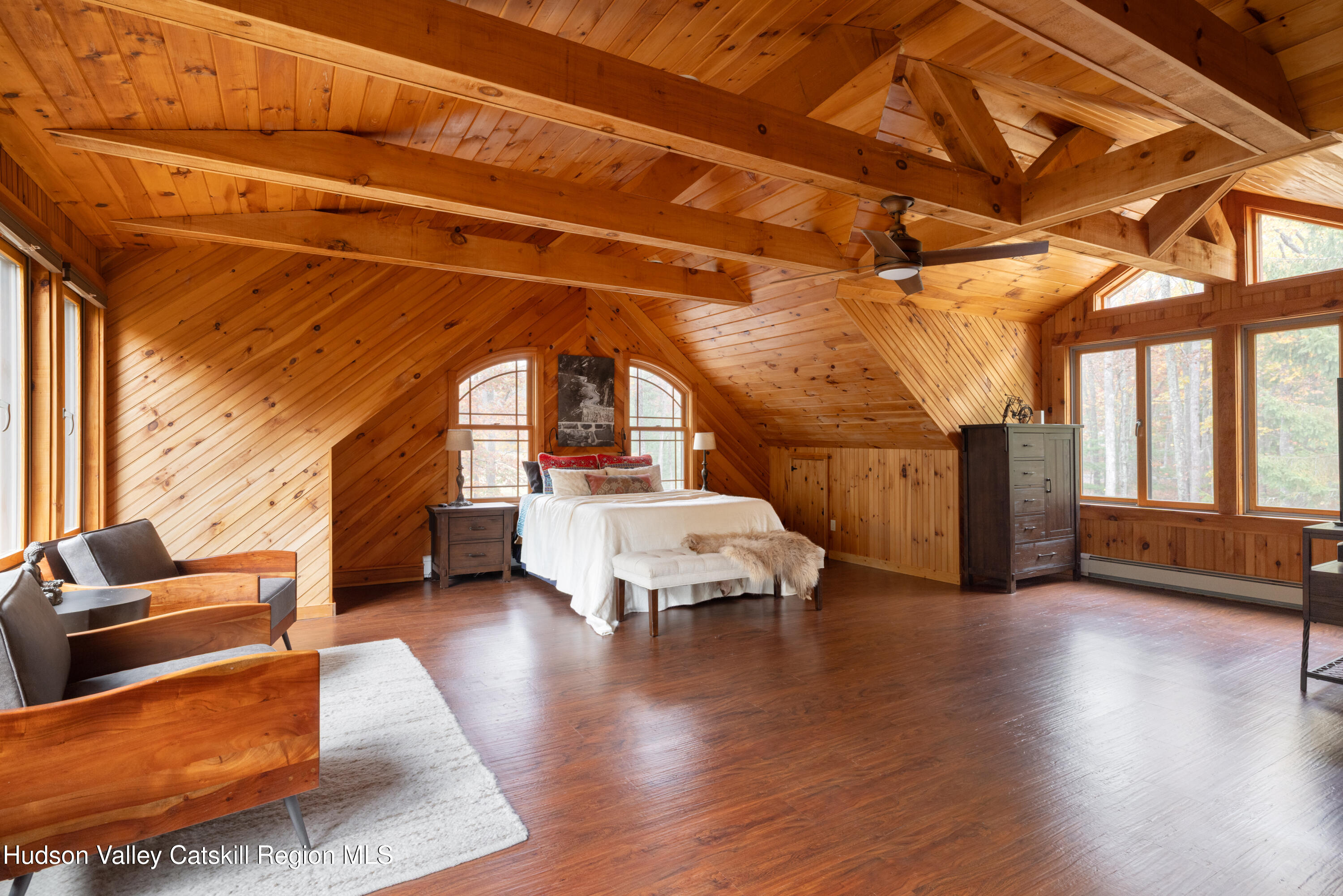 231 Decker Road Sparrowbush, NY 12780 - Photo 12 of 31 a living room with furniture and a wooden floor
