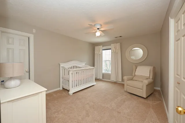 a view of balcony with furniture