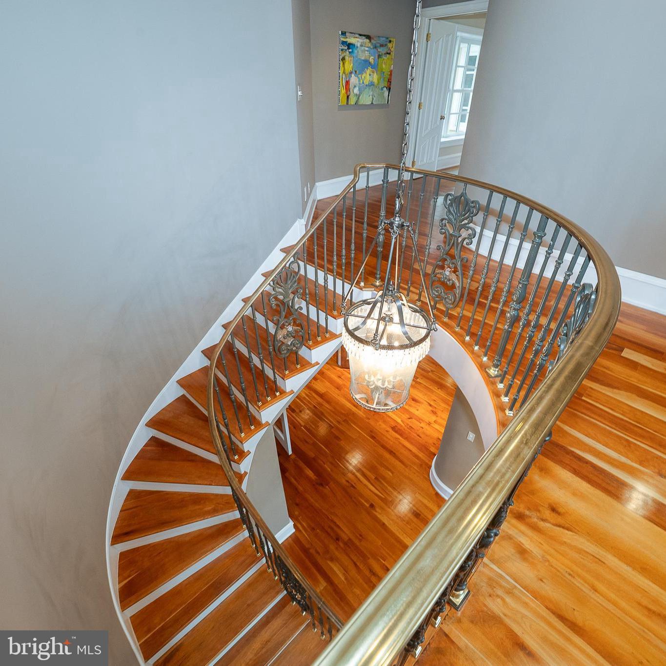 1122 Brynlawn Road Villanova, PA 19085 - Photo 37 of 55 Radial stair to second floor landing