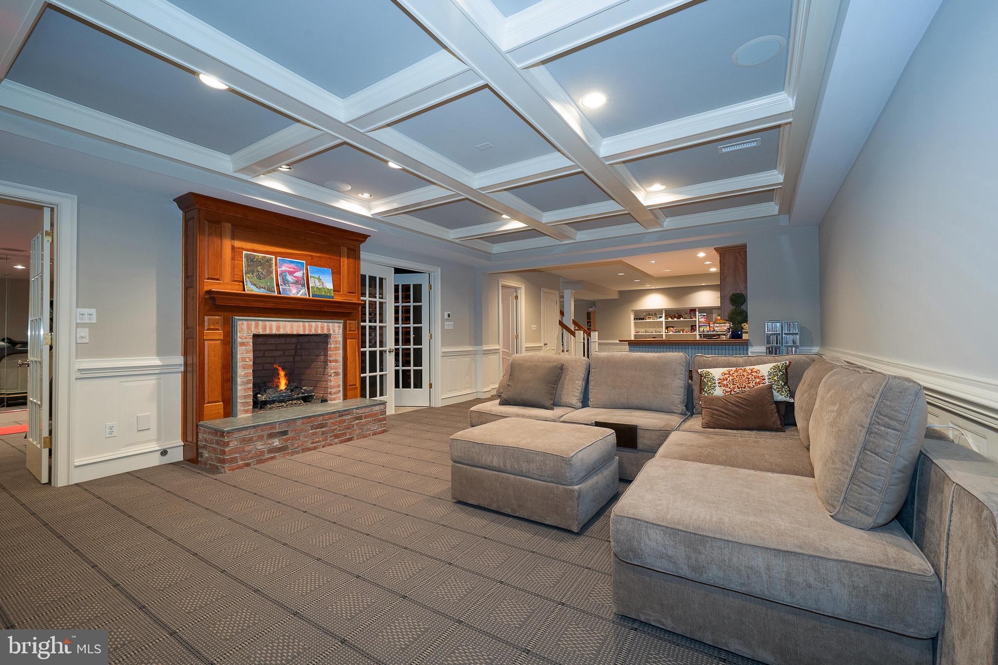 1122 Brynlawn Road Villanova, PA 19085 - Photo 50 of 55 Gas fireplace in lower level