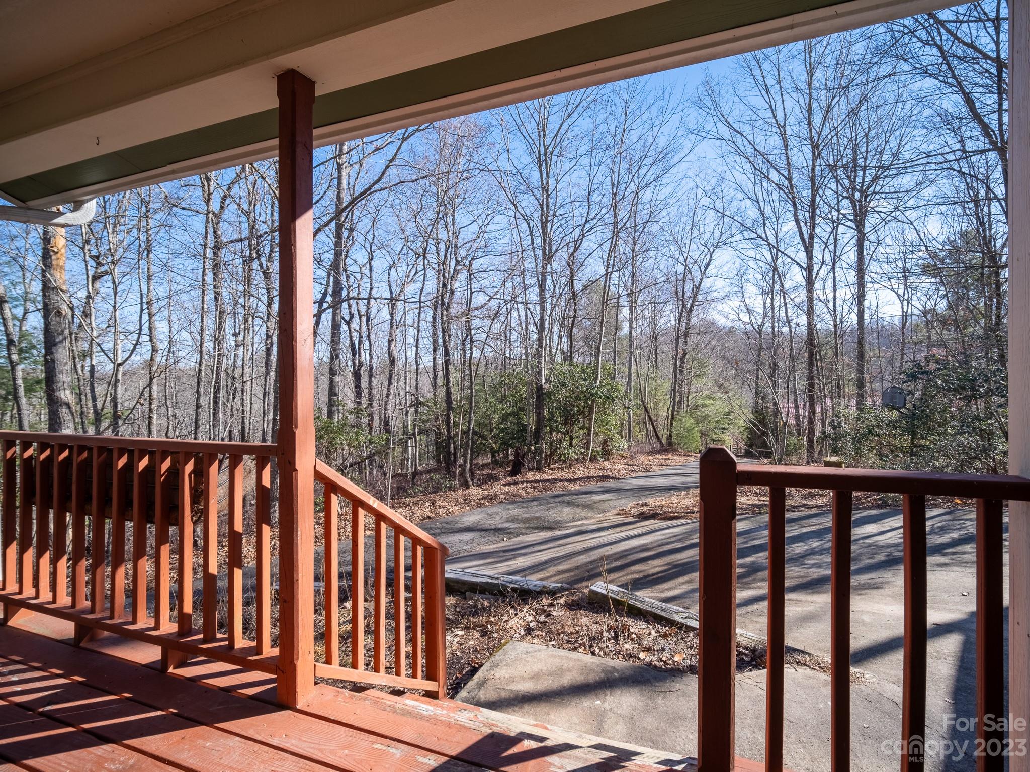 430 Jeep Road Brevard, NC 28712 - Photo 5 of 45 a view of a wooden fence