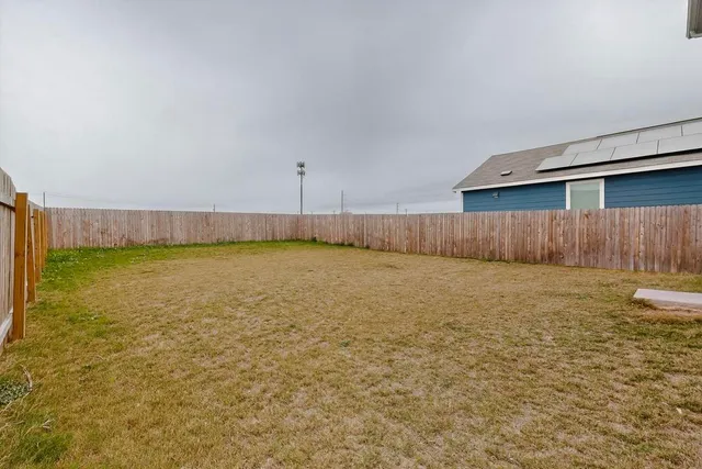 a backyard of a house