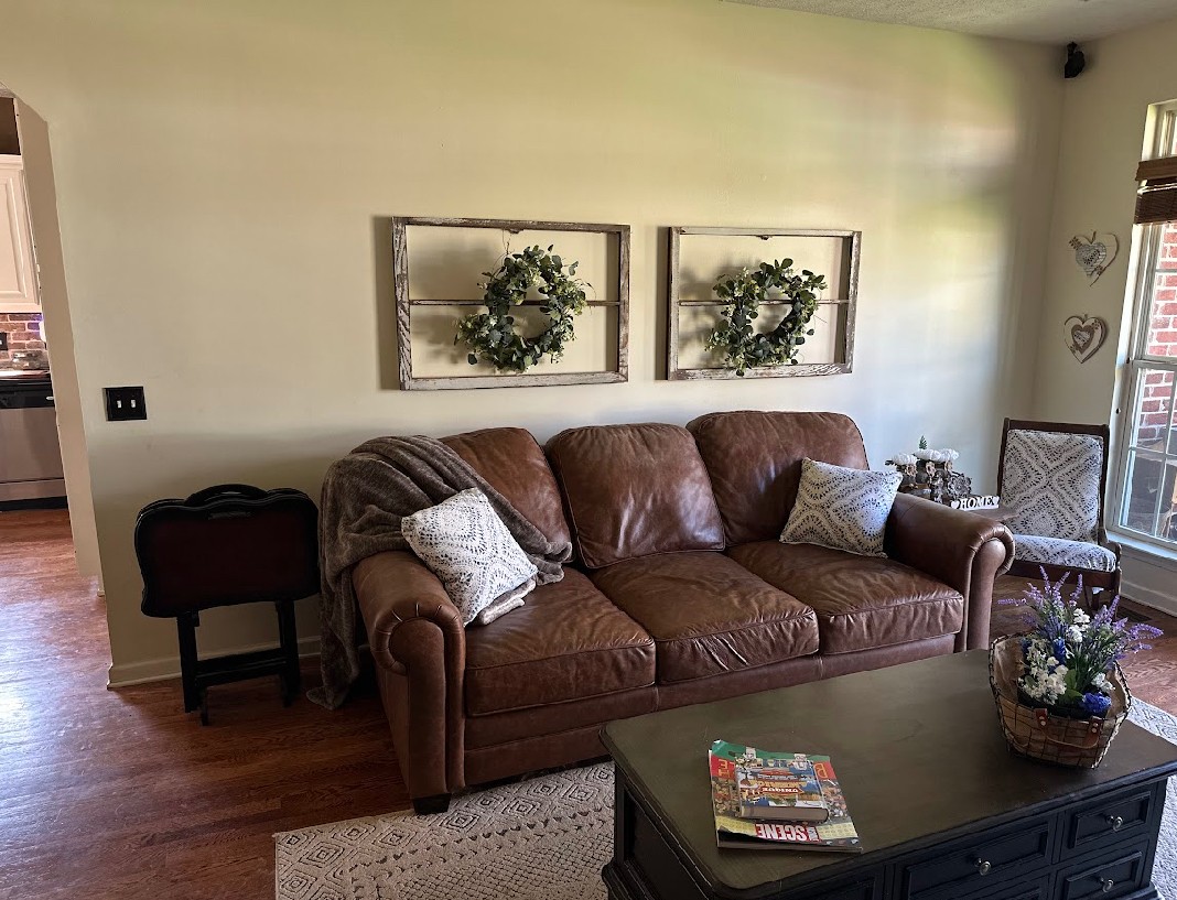 495 Calista Road White House, TN 37188 - Photo 6 of 28 a living room with furniture and a wooden floor