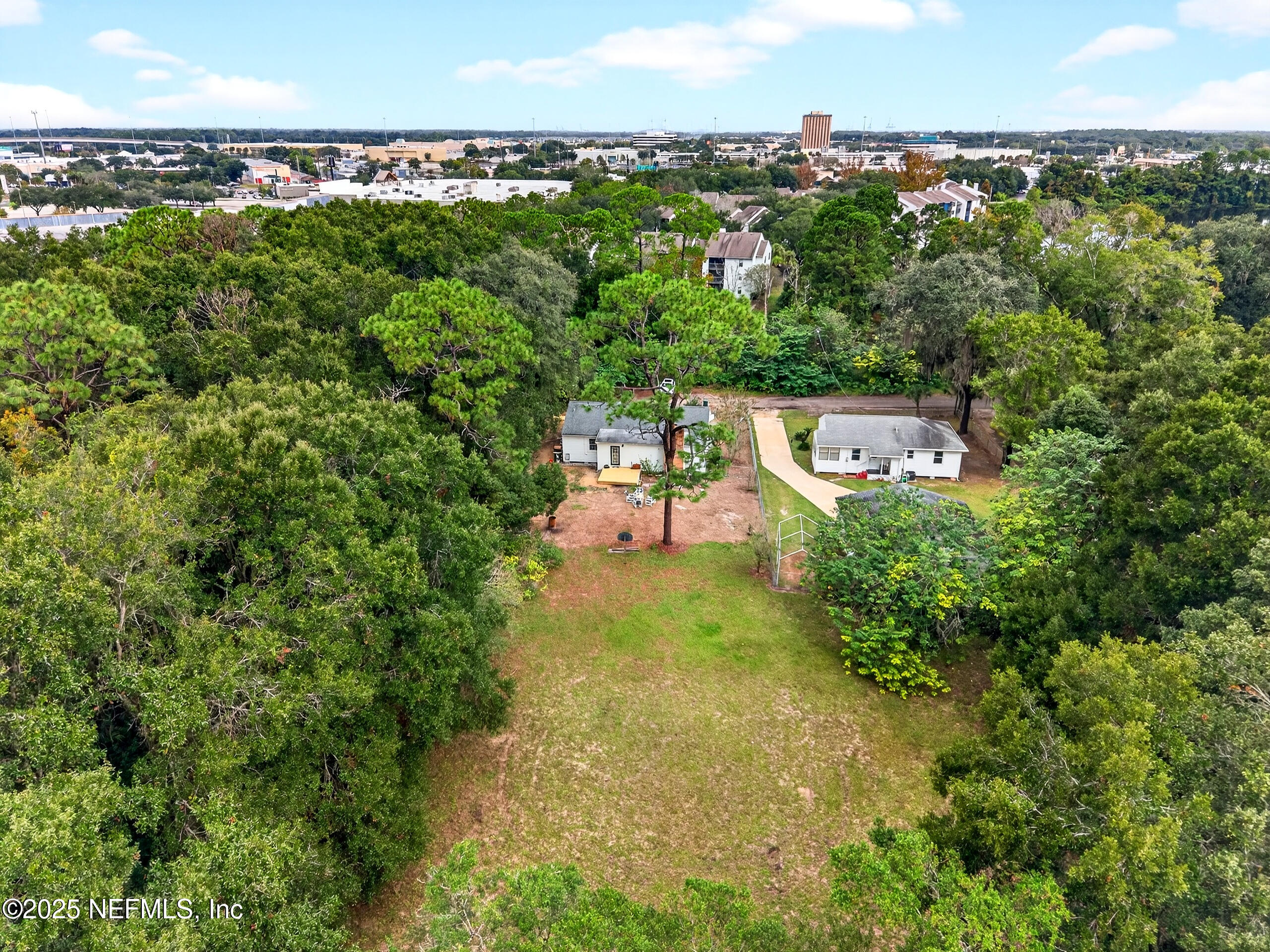 9906 Jeanette Road Jacksonville, FL 32246 - Photo 28 of 32 an aerial view of a house with a garden