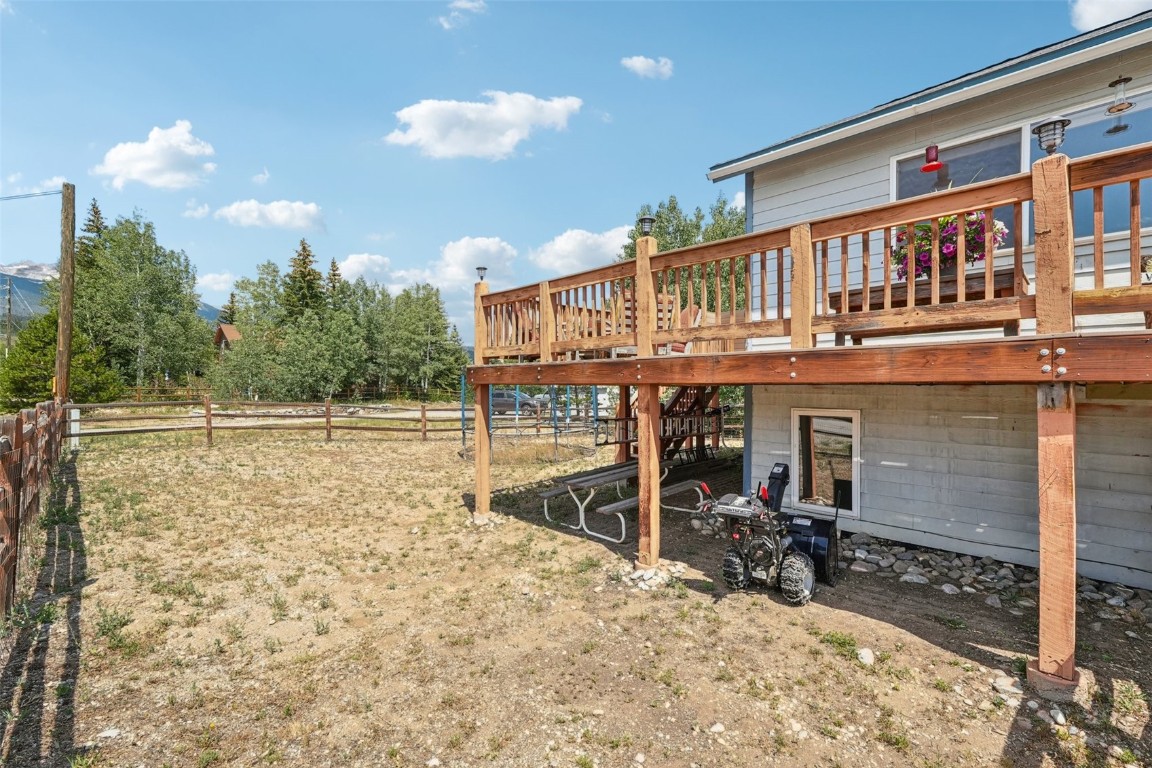 380 Riley Road Silverthorne, CO 80498 - Photo 14 of 49 a view of a house with backyard porch and sitting area