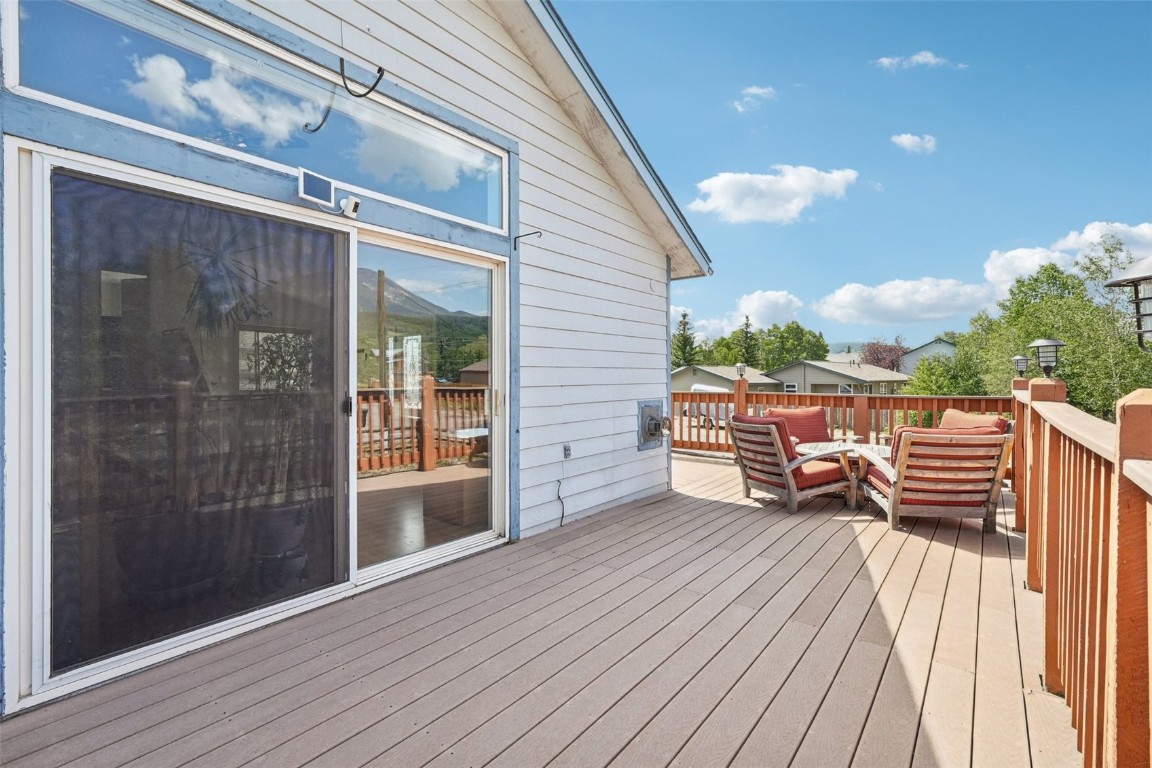 380 Riley Road Silverthorne, CO 80498 - Photo 43 of 49 a balcony view with a seating space