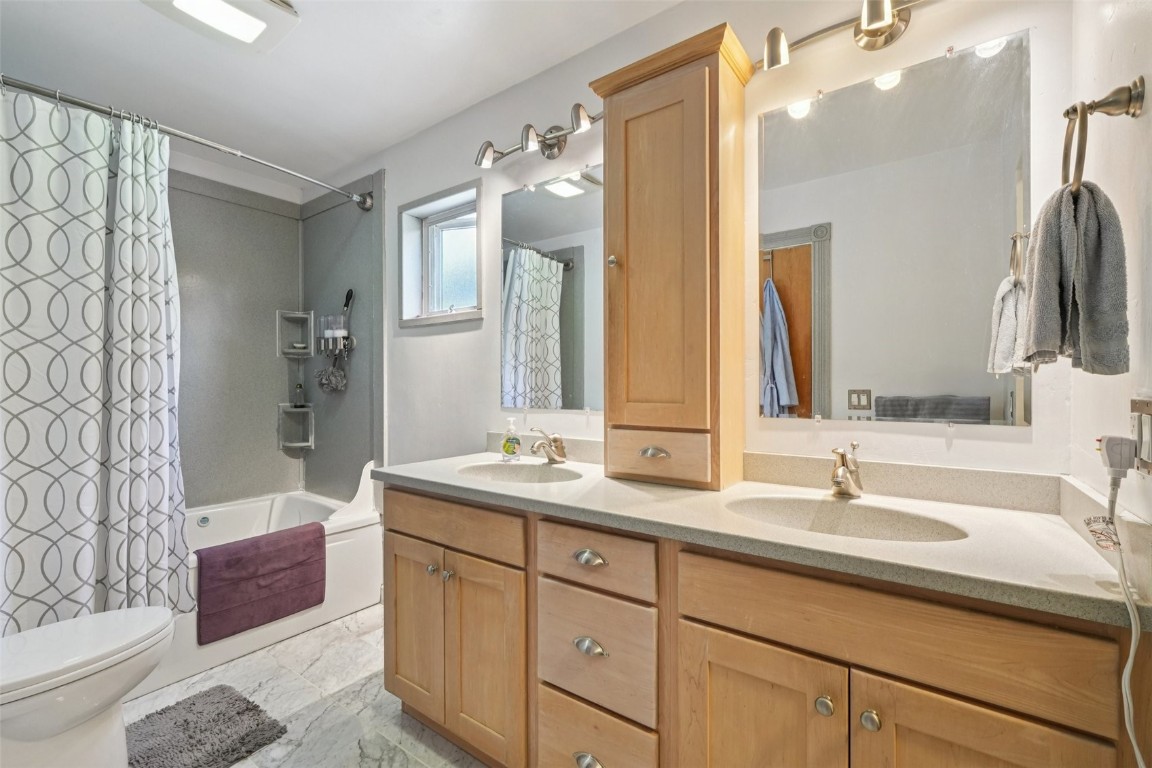 380 Riley Road Silverthorne, CO 80498 - Photo 5 of 49 a bathroom with a double vanity sink mirror double and shower