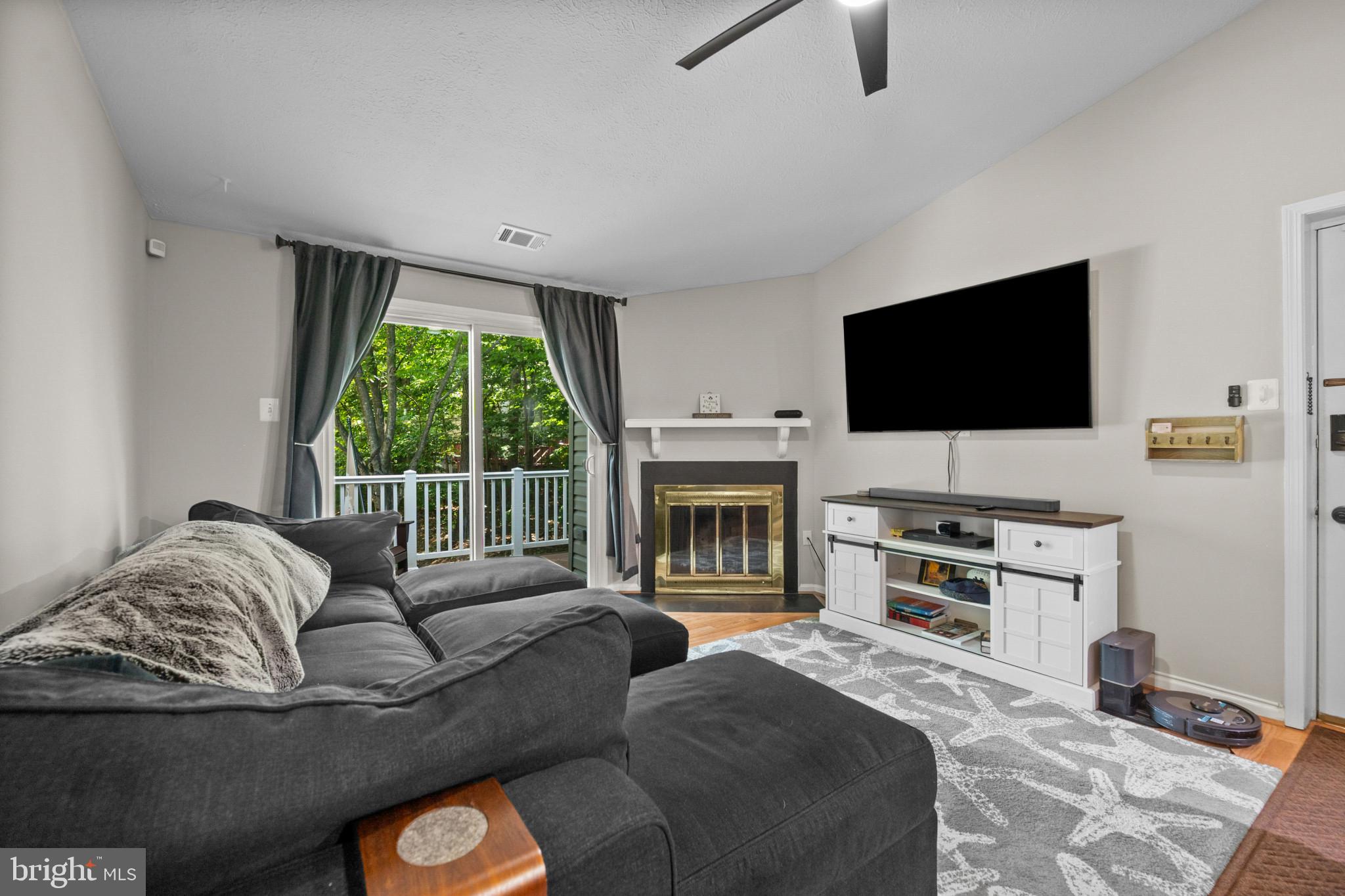 5974 Watch Chain Way, Unit 1005 Columbia, MD 21044 - Photo 4 of 17 Living room with fireplace