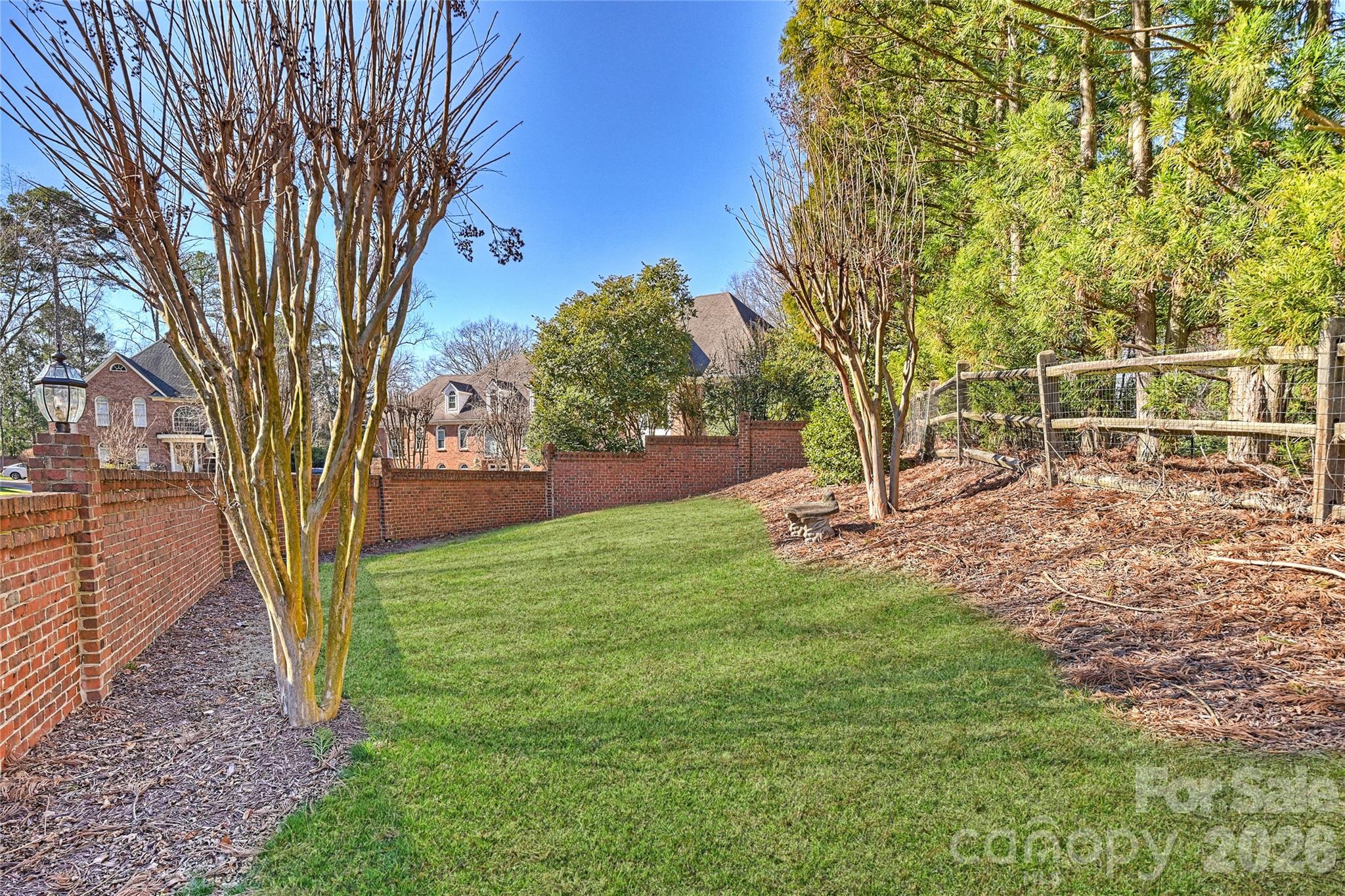 5242 Colony Road Charlotte, NC 28226 - Photo 30 of 34 a view of backyard with green space