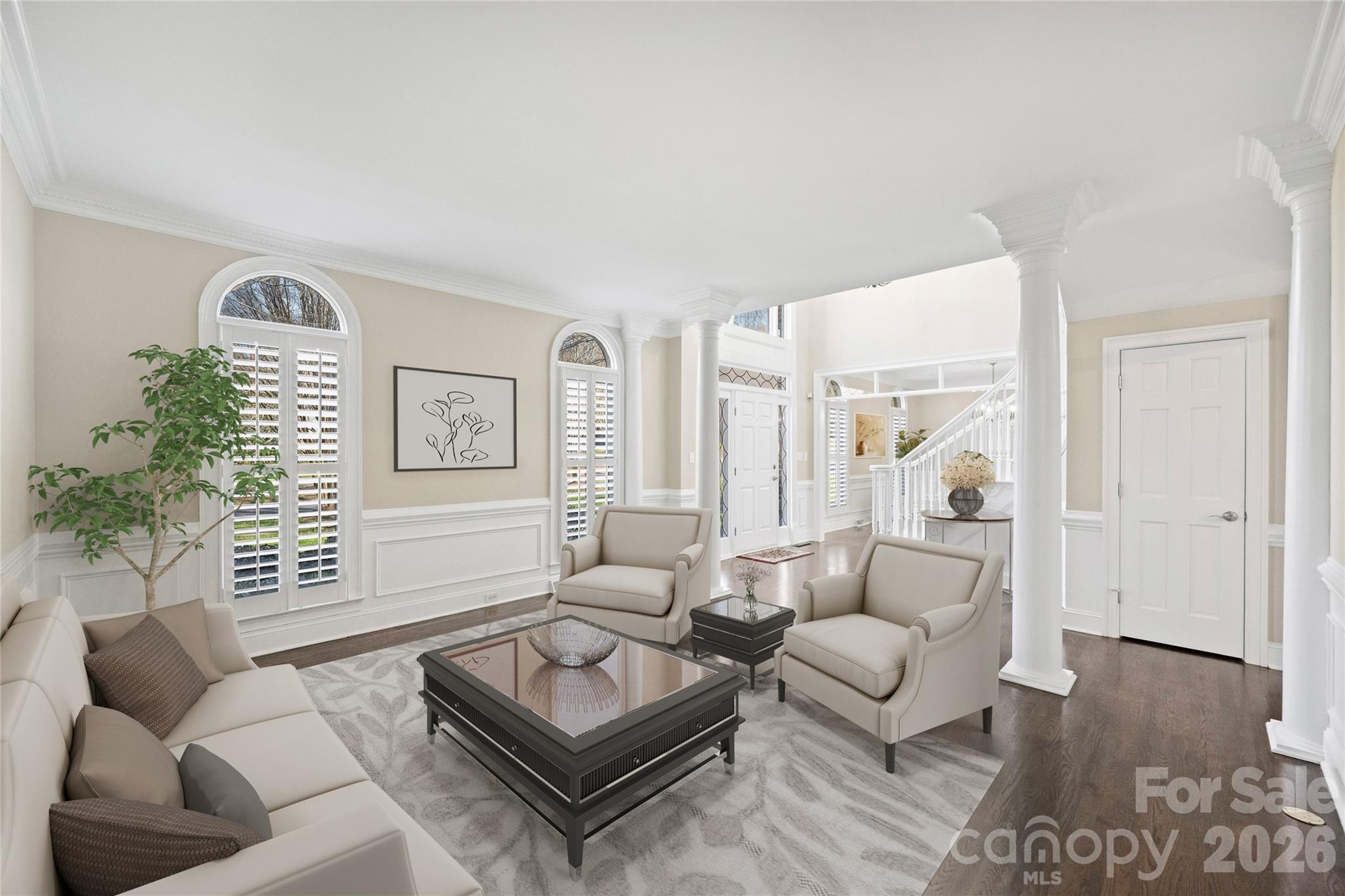 5242 Colony Road Charlotte, NC 28226 - Photo 4 of 34 a living room with furniture and a window