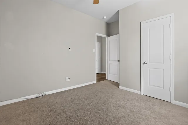 a view of an empty room