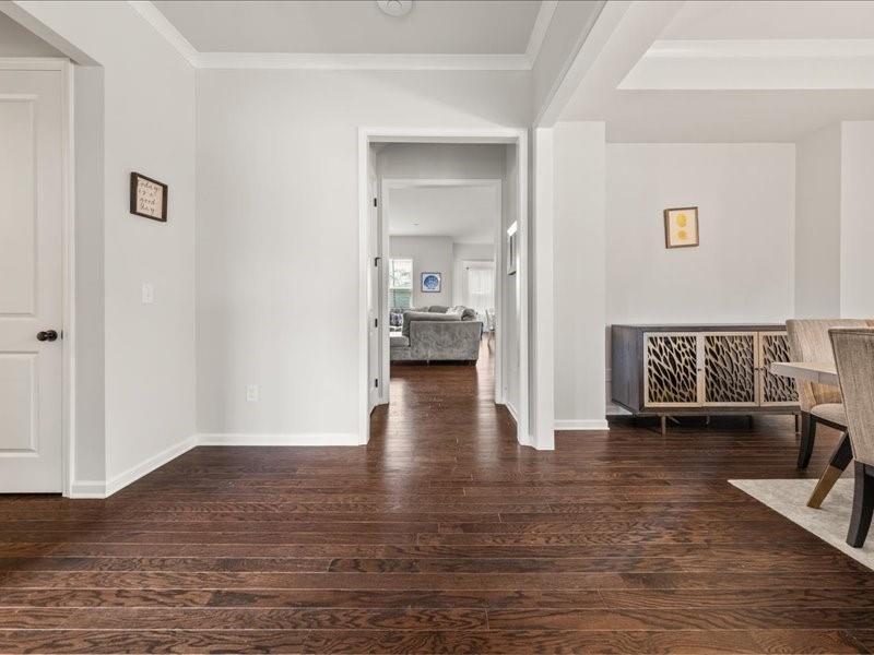 1395 Crestwind Road Northwest Kennesaw, GA 30152 - Photo 25 of 35 a view of livingroom with furniture and wooden floor