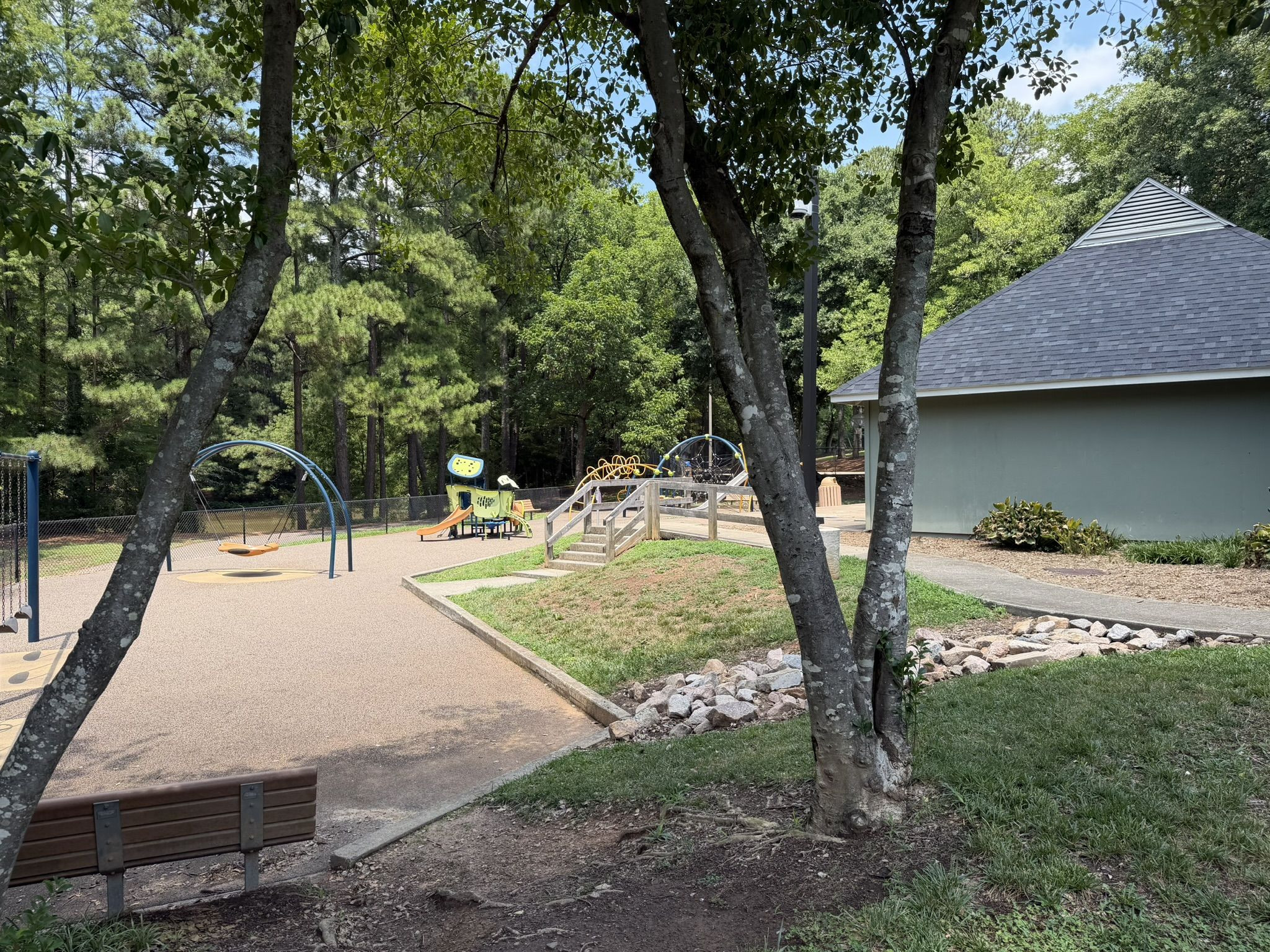 708 Powell Drive, Unit A Raleigh, NC 27606 - Photo 49 of 56 Playground and shelter area at Park
