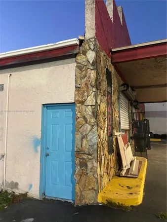 a view of front door