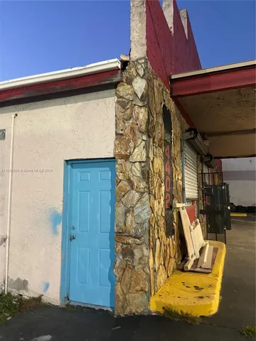 a view of front door