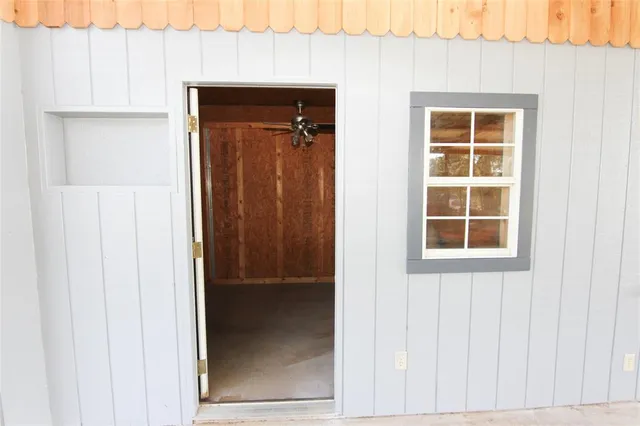a view of front door of a house