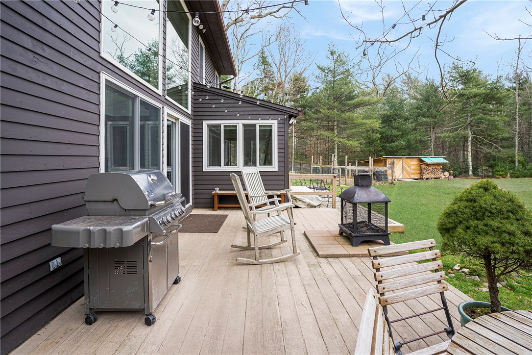 126 Mail Road Exeter, RI 02822 - Photo 28 of 36 Spacious deck ready for your summer bbq's and cookouts!