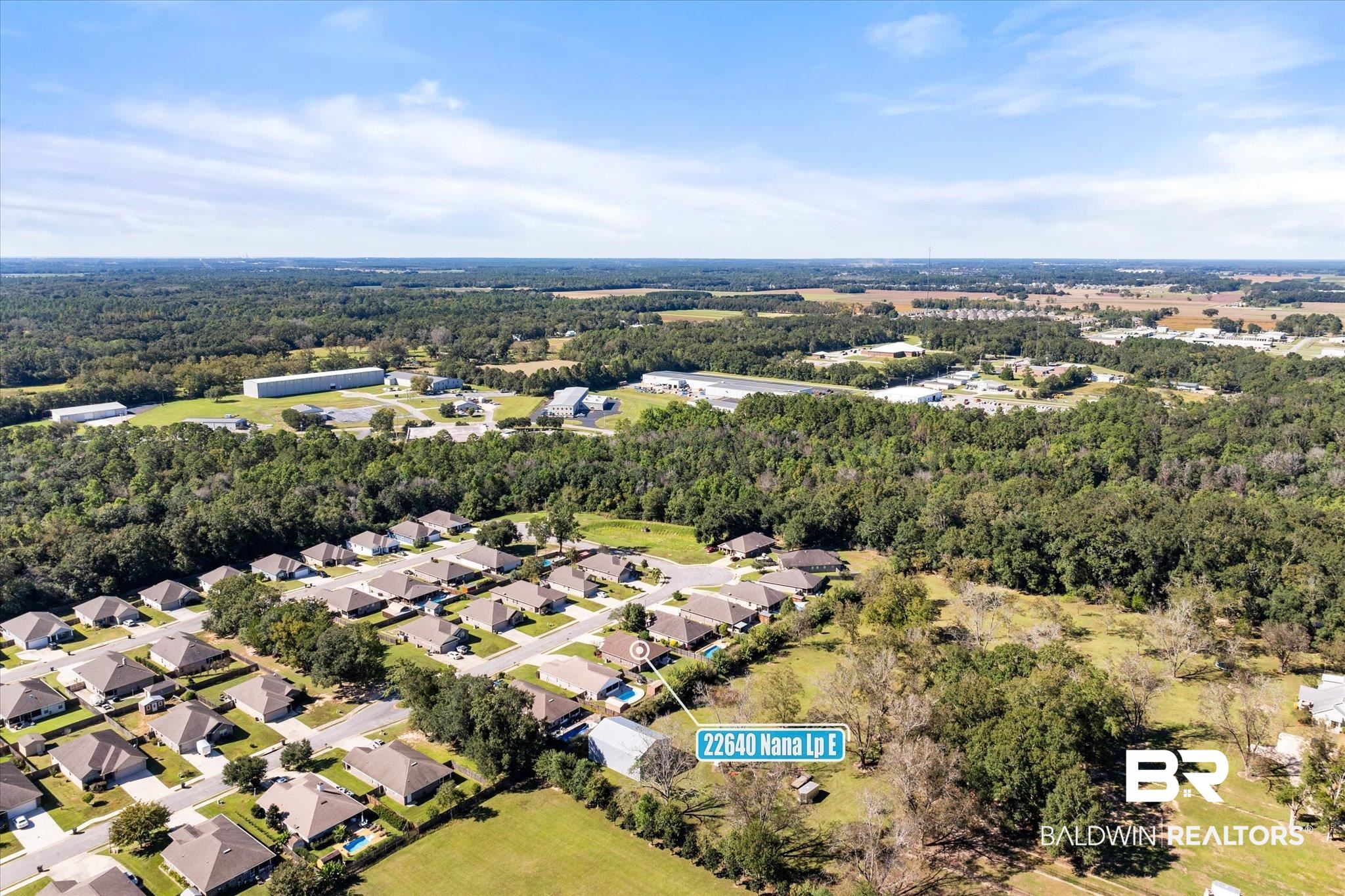 22640 Nana Loop East Silverhill, AL 36576 - Photo 33 of 46 Birds eye view of property