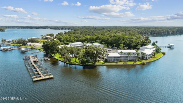 a view of a lake with outdoor space